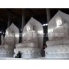 石雕工艺品 寺庙用品雕塑 佛教艺术品 牙克石三世佛雕刻