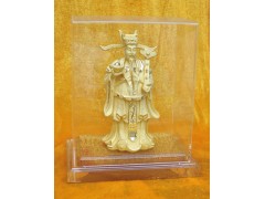 绒沙金工艺品 财源滚滚财神 中秋节开业礼品 招财 升迁礼物图1