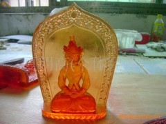 仿琉璃佛像  琉璃佛像加工  琉璃工艺品加工图1