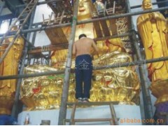 佛像贴金、98金箔、纯金箔图1