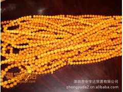 纯天然琥珀 老蜜108念珠图1