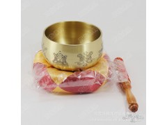 铜磬 佛教用品 万发佛具 供具 铜磬 4寸八吉祥日式精品铜磬图1