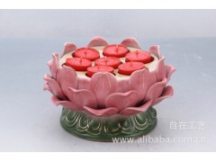 七星灯 陶瓷蜡杯 陶瓷制品  潮州陶瓷 陶瓷工艺 陶瓷佛具  陶瓷图1