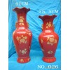 陶瓷小花瓶 陶瓷佛具花瓶，紅釉花瓶
