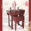 【佛心居】佛教用品佛龛贡台高档红檀实木翘头台供台供桌套桌贡桌