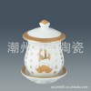 供应陶瓷圣水杯，香炉，莲花灯，陶瓷佛教用品