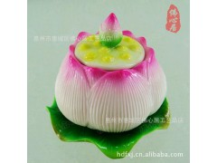 【佛心居】佛教佛杯 精美陶瓷荷花莲蓬供水杯 净水杯 圣水杯 供杯图1