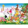 廣州 生產廠家批發 3d立體畫 宗教畫 壽星公 佛畫 立體畫