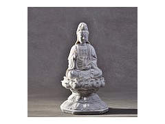 戴玉堂 佛像 德化观音陶瓷观世音菩萨佛像 12寸八角座观音图1