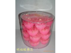 批发供应3号浮水莲花蜡烛/佛教用品图1
