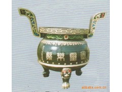 铜铁香炉 仿古香炉 辉煌香炉 四方香炉 寺院香炉图1