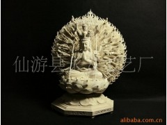 樟木佛像 40公分【千手观音】仙游专业木雕佛生产商 做工脸相极好图1