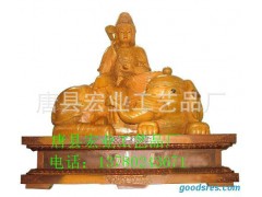 经销供应精美逼真文殊菩萨铜像雕塑图1