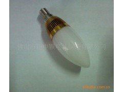 佛山厂家 1W E14 LED蜡烛灯奶白尖罩图1