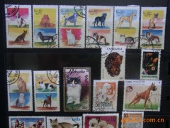 最便宜的打折世界猫狗动物25种邮票图1