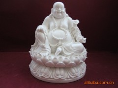 批发供应瓷器工艺品 人生自在弥勒佛佛像图1