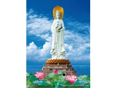 3D三维立体画  3D立体工艺画  3D立体佛像  3D立体观音像图1