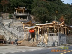 亭子木亭子 仿古亭子 实木亭子  景区仿古实木亭子 景区亭子图1