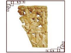 东阳木雕工艺品，供应圆盘 挂件 牛腿K-522寺庙装饰 欧式装饰