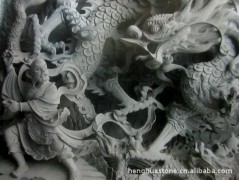 供应古建寺庙浮雕,龙柱,惠安崇武石雕工厂图1
