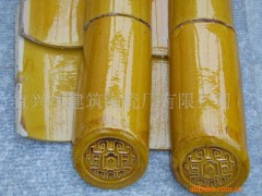 供应园林，寺庙建筑用瓦 别墅瓦 连锁瓦 滴水瓦 西班牙瓦 硫璃瓦图1