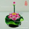 【佛心居】佛教用品 高档陶瓷莲蓬荷花供灯供佛灯插电莲花灯 包邮