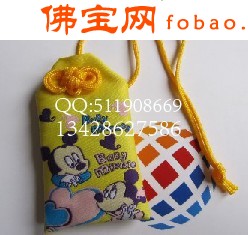供应日本创意礼品饰品 迪斯尼新奇特动漫公仔图案刺绣香包御守图1