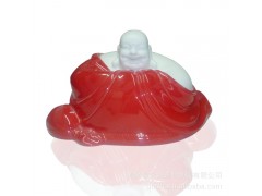 创意陶瓷弥勒佛摆件 创意陶瓷精品 陶瓷佛像 佛教摆件 陶瓷礼品
