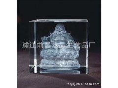 专业定制 水晶内雕工艺品 款式造型多样/水晶内雕佛像