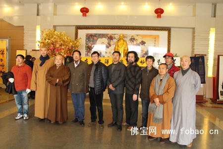 书画-白山书苑2015年元旦书画结缘笔会在普陀山学院举办