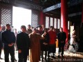 韩国国会副议长郑甲润一行到河南嵩山少林寺参访