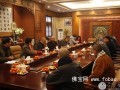 宁波市佛教协会会长诚信法师一行参访雪窦山资圣禅寺