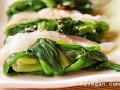 减肥菜谱：菠菜魔芋卷