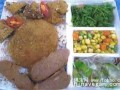 素火腿排香椿油豆腐快餐盒