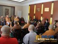 陕西省统战部宗教局领导欢送参加中佛协九次会议代表
