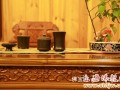 中国高级评茶员王莺赴上海南山古寺表演茶道（图）