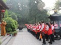 江苏南京清凉寺义工260余人参加金陵礼佛文化月开幕式