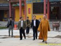 山东淄博市委统战部副部长吕爱国一行到正觉寺视察