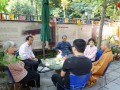 北京大学哲学系教授楼宇烈访问江苏南京清凉寺（图）