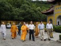 浙江省政协民宗委赵宏副主任一行到炉峰禅寺参访(图)