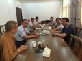 江苏泰兴市人大常委会主任戴仁泉一行到庆云禅寺调研
