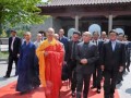 柬埔寨国王诺罗敦.西哈莫尼一行参访云居山真如禅寺