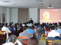 国际佛教禅修学会吴言生教授为吉大国学班讲授金刚经