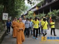 非洲法语国家羽毛球队员赴杭州灵隐寺访问