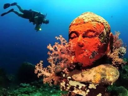 佛教-海巡重磅:发现海底千年佛寺 再现婆罗浮屠