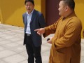 江苏省镇江市民宗局调研净因寺工程建设