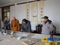 山东东营市书协主席许好成赴兴化禅寺访问