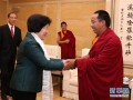 孙春兰会见十一世班禅额尔德尼.确吉杰布