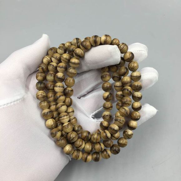 马泥涝沉香念珠8mm*108颗25.22克图2