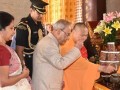印度总统慕克吉参访“达摩西来初地”广州华林禅寺
